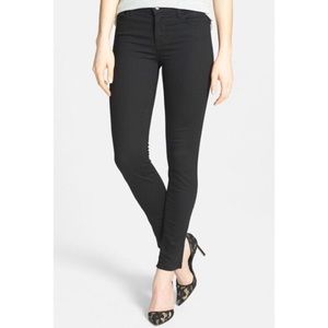 J BRAND THE SKINNY SHADOW DARK RINSE SKINNY JEANS